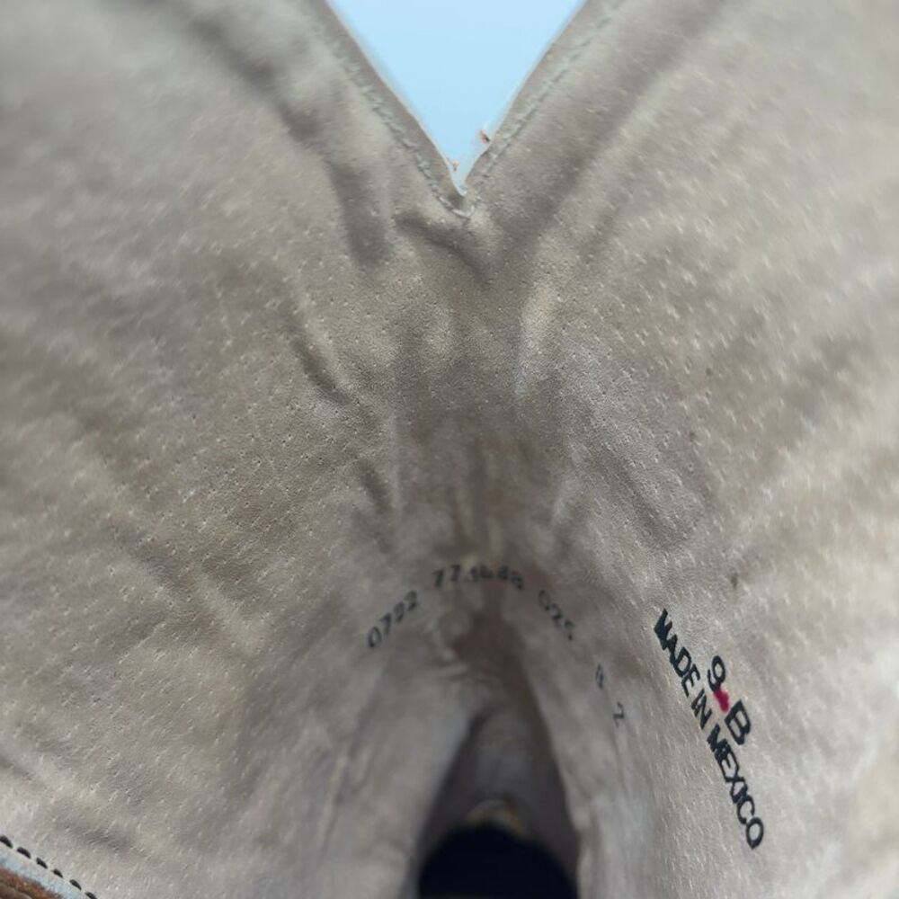 Idyllwind White Leather Western Heeled Cowboy Boots- Snip toe - Picture 5 of 7